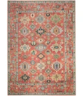 Nourison Vintage Washables Rust Multicolor VWS12 4 ft. X 6 ft. Rect. Rug