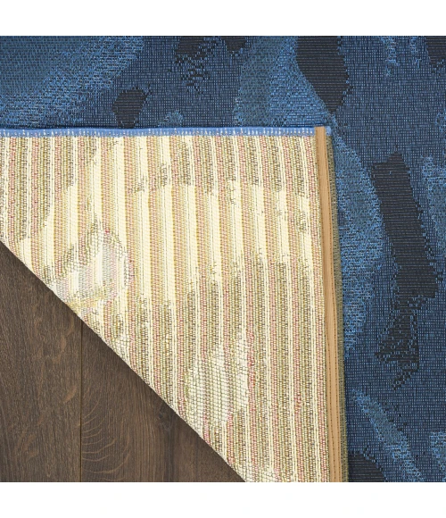 Nourison Home Color Splash Blue CSP09 5ft.3in. x 7ft.3in. Rect. Rug