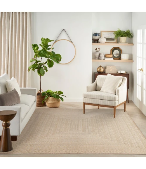 Nourison Tulum Cream TLM04 8 ft. X 10 ft. Rect. Rug