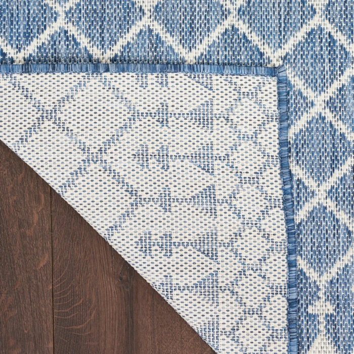 Nourison Positano Navy Blue POS02 8 ft. X 10 ft. Rect. Rug