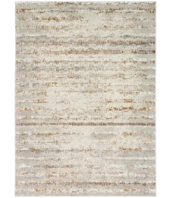 Calvin Klein CK073 Compass CMP01 Ivory Rust 5 ft. 3 in. X 7 ft. 3 in. Area Rug