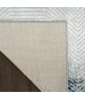 Nourison Dekor Grey Navy DEK04 5 ft. 3 in. X 7 ft. Rect. Rug