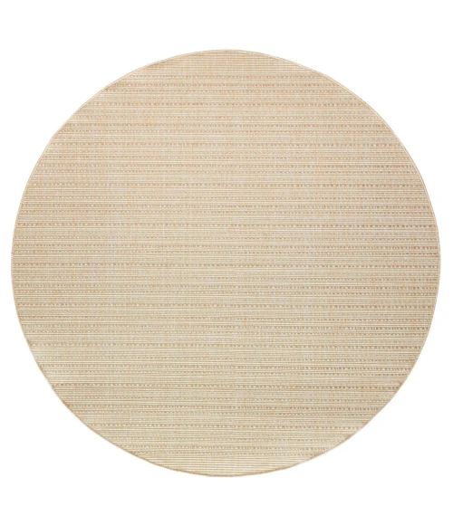 Nourison Tulum Cream TLM01 8 ft. X Round Rug