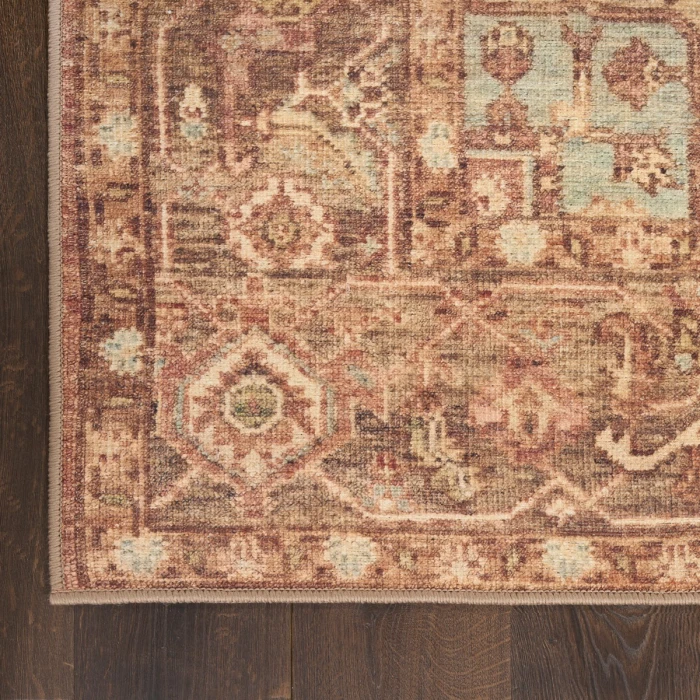Nourison Vintage Washables Gold VWS14 7 ft. 10 in. X 9 ft. 10 in. Rect. Rug