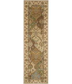 Nourison Modesto Beige MDS04 2ft.2in. x 7ft.3in. Rect. Rug