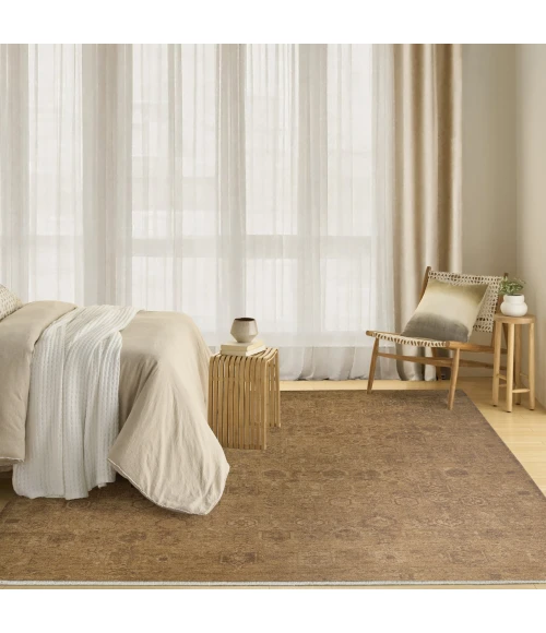 DKNY Pure Shades Brown SAD01 9ft. x 12ft. Rect. Rug