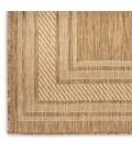 Nourison Horizon Indoor/Outdoor Natural HOZ03 2 ft. X 6 ft. Rect. Rug