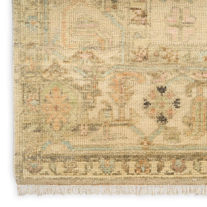 Nourison Heritage Vine Beige HTV01 2 ft. X 3 ft. Rect. Rug
