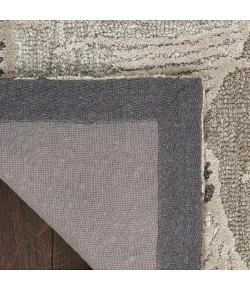Nourison Avra Grey AVR01 8 ft. Rect. Rug