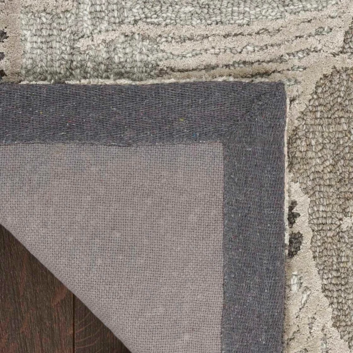 Nourison Avra Grey AVR01 4 ft. X 6 ft. Rect. Rug