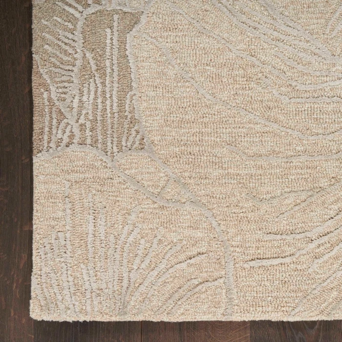 Nourison Avra Taupe AVR01 4 ft. X 6 ft. Rect. Rug