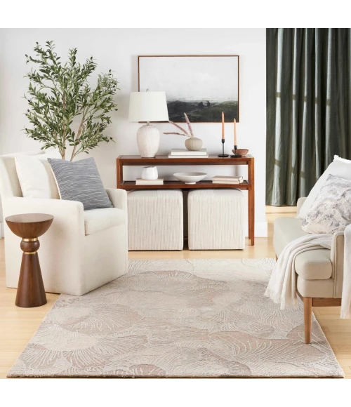 Nourison Avra Taupe AVR01 5 ft. X 7 ft. Rect. Rug