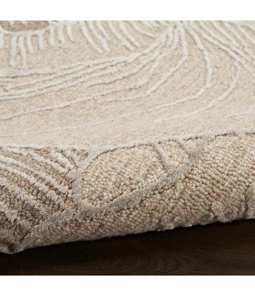 Nourison Avra Taupe AVR01 5 ft. X 7 ft. Rect. Rug