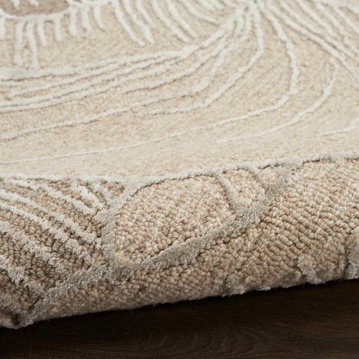 Nourison Avra Taupe AVR01 4 ft. X 6 ft. Rect. Rug