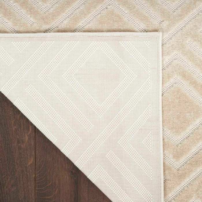 Nourison Care Free Beige CAF03 5 ft. X 7 ft. Rect. Rug