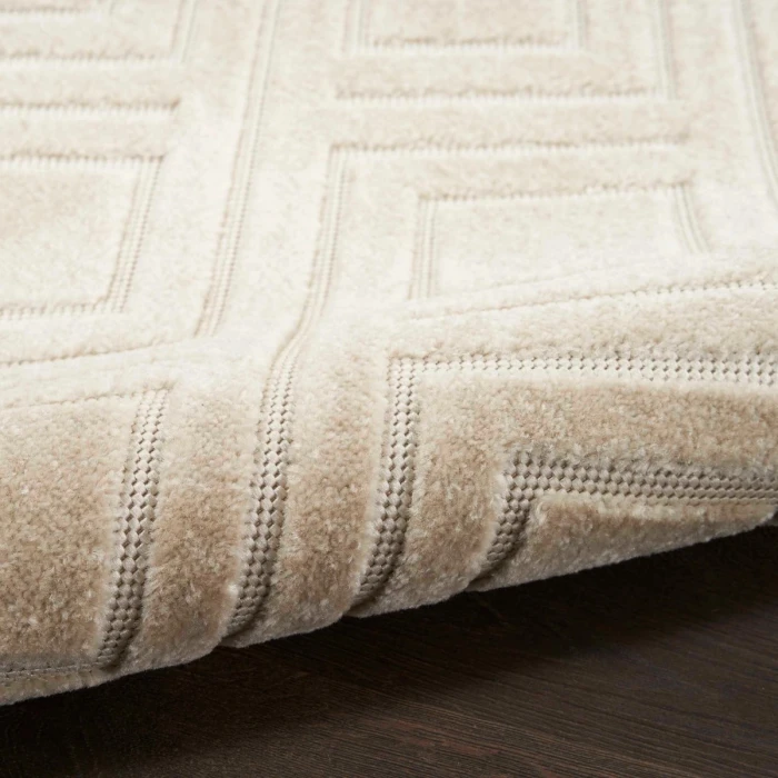 Nourison Care Free Beige CAF03 5 ft. X 7 ft. Rect. Rug