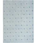 Nourison Care Free Blue CAF03 4 ft. X 6 ft. Rect. Rug