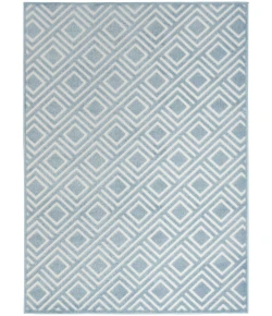 Nourison Home Care Free CAF03 Blue 5 ft. 3 in. X 7 ft. Area Rug