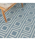 Nourison Care Free Blue CAF03 4 ft. X 6 ft. Rect. Rug