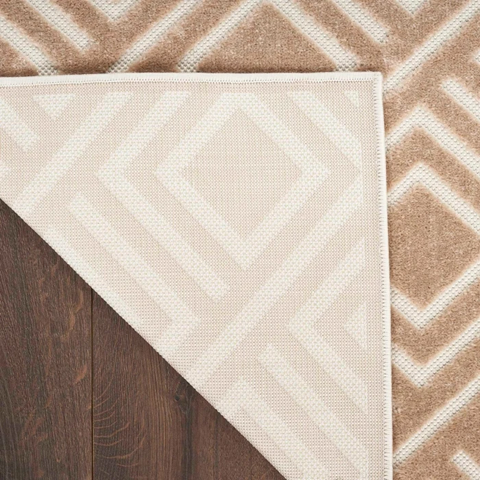 Nourison Care Free Brown CAF03 8 ft. X 10 ft. Rect. Rug