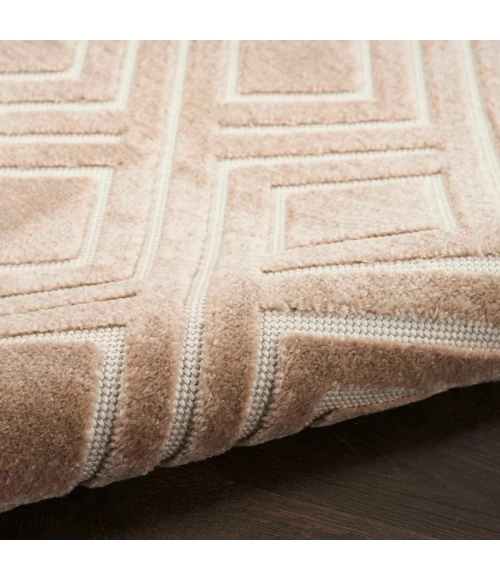 Nourison Care Free Brown CAF03 7 ft. X 9 ft. Rect. Rug