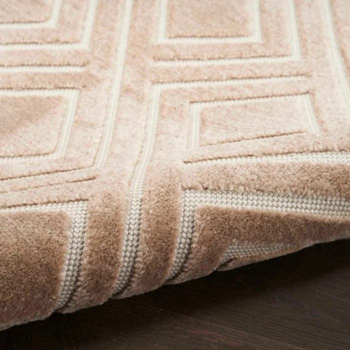Nourison Care Free Brown CAF03 8 ft. X 10 ft. Rect. Rug