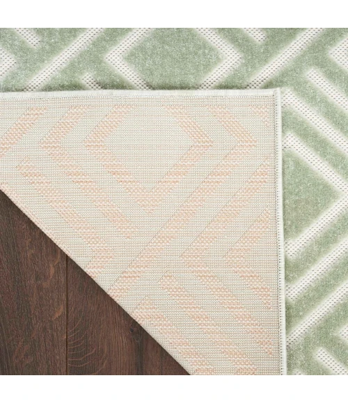 Nourison Care Free Green CAF03 8 ft. X 10 ft. Rect. Rug