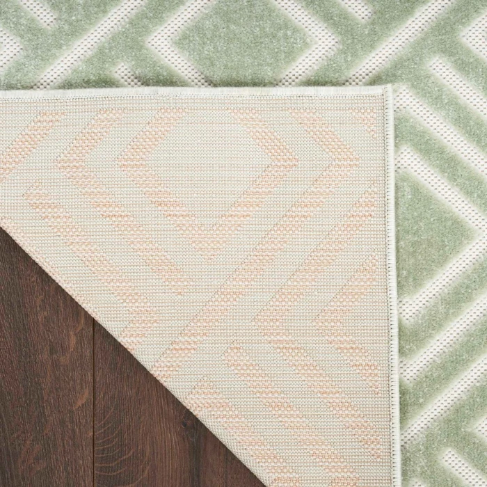 Nourison Care Free Green CAF03 6 ft. Rect. Rug