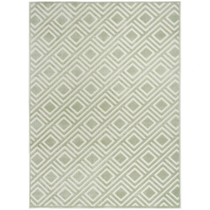 Nourison Care Free Green CAF03 6 ft. Rect. Rug