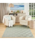 Nourison Care Free Green CAF03 8 ft. X 10 ft. Rect. Rug