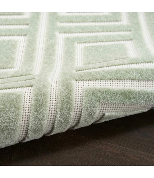 Nourison Care Free Green CAF03 8 ft. X 10 ft. Rect. Rug