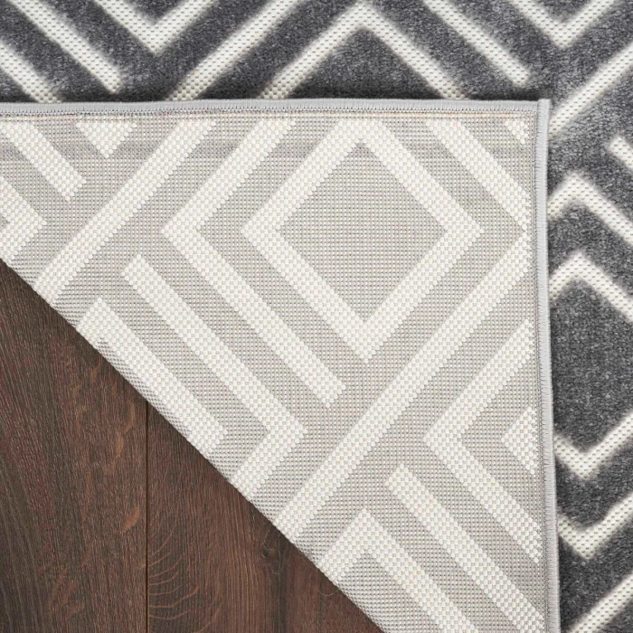 Nourison Care Free Grey CAF03 6 ft. Rect. Rug