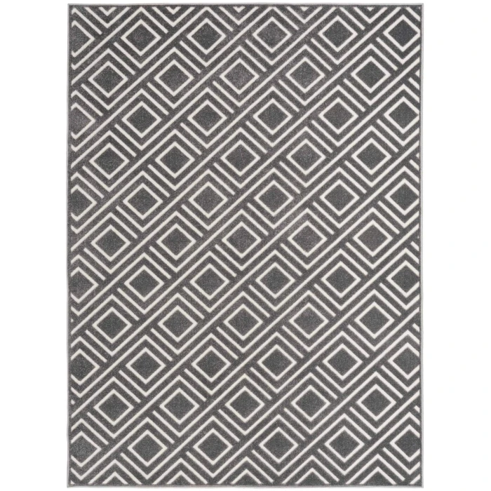 Nourison Care Free Grey CAF03 6 ft. Rect. Rug