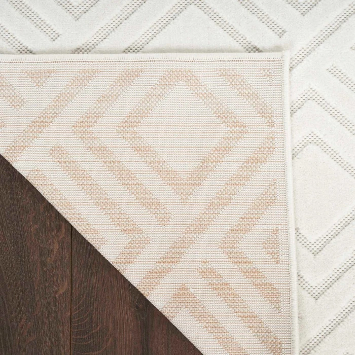 Nourison Care Free Ivory CAF03 5 ft. X 7 ft. Rect. Rug