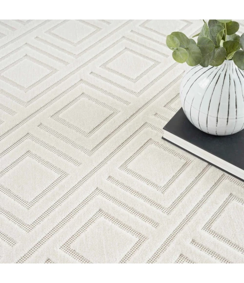 Nourison Care Free Ivory CAF03 8 ft. X 10 ft. Rect. Rug