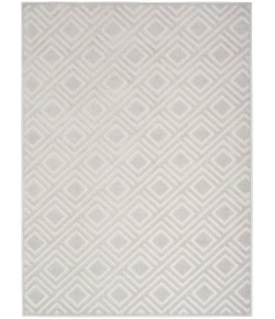 Nourison Home Care Free CAF03 Light Grey 5 ft. 3 in. X 7 ft. Area Rug