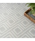 Nourison Care Free Light Grey CAF03 7 ft. X 9 ft. Rect. Rug
