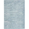 Nourison Home Care Free CAF04 Blue 5 ft. 3 in. X 7 ft. Area Rug