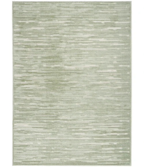 Nourison Care Free Green CAF04 5 ft. X 7 ft. Rect. Rug