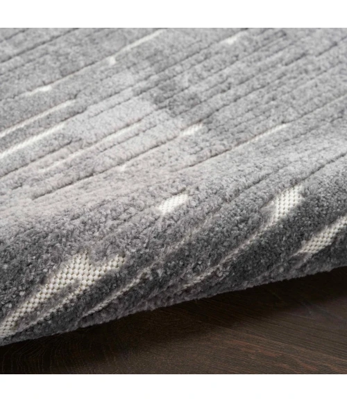 Nourison Care Free Grey CAF04 8 ft. X 10 ft. Rect. Rug