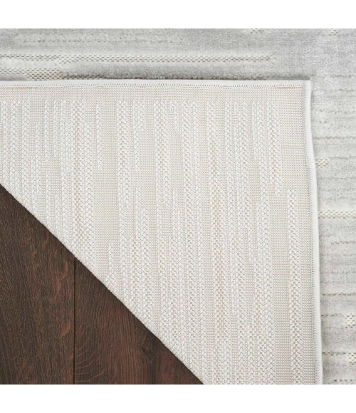 Nourison Care Free Light Grey CAF04 8 ft. X 10 ft. Rect. Rug