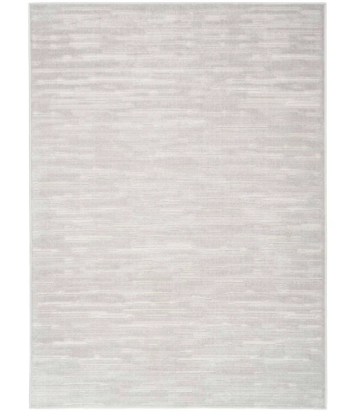 Nourison Care Free Light Grey CAF04 8 ft. X 10 ft. Rect. Rug