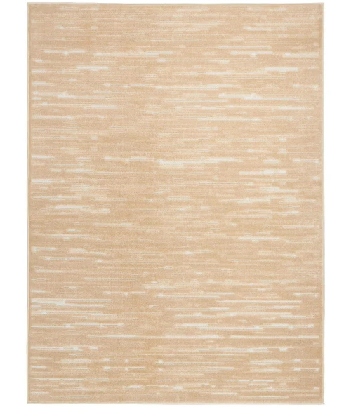 Nourison Care Free Taupe CAF04 5 ft. X 7 ft. Rect. Rug
