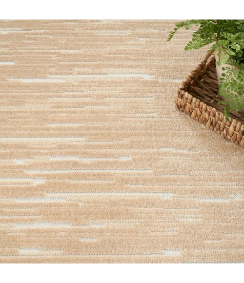 Nourison Care Free Taupe CAF04 5 ft. X 7 ft. Rect. Rug