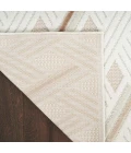 Nourison Care Free Ivory Beige CAF05 4 ft. X 6 ft. Rect. Rug
