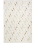 Nourison Care Free Ivory Beige CAF05 4 ft. X 6 ft. Rect. Rug