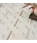 Nourison Care Free Ivory Beige CAF05 4 ft. X 6 ft. Rect. Rug