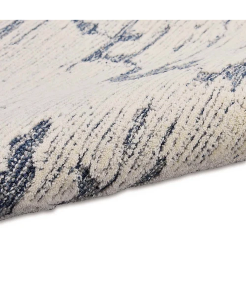 Calvin Klein CK009 Sculptural Blue SCL01 8 ft. X 10 ft. Rect. Rug