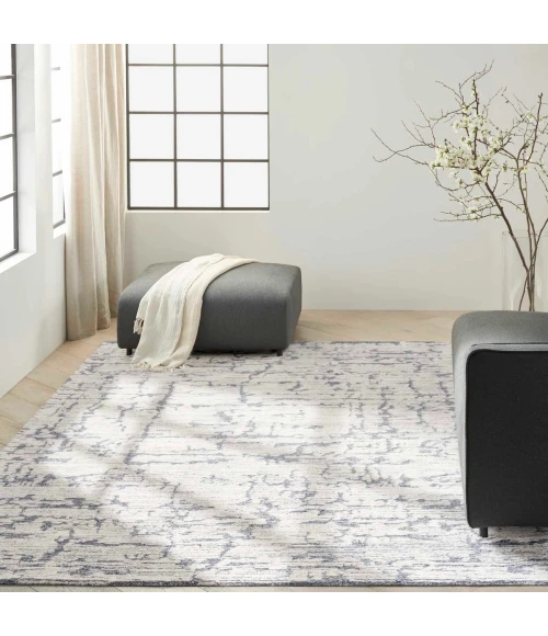 Calvin Klein CK009 Sculptural Blue SCL01 8 ft. X 10 ft. Rect. Rug