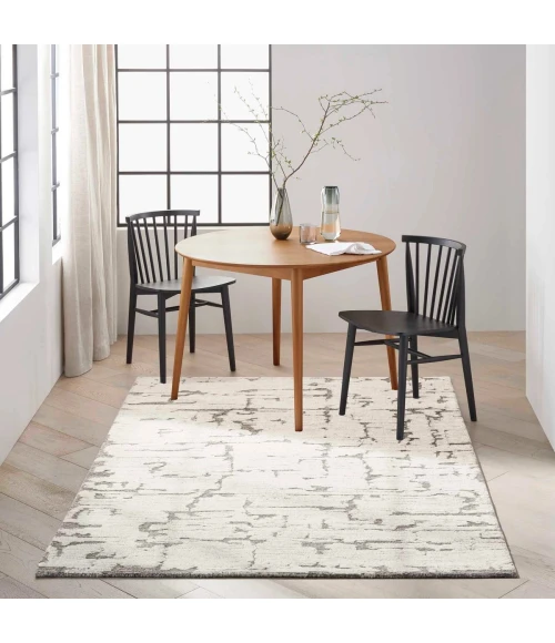 Calvin Klein CK009 Sculptural Grey SCL01 9 ft. X 12 ft. Rect. Rug